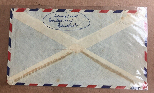 Thailand 1961 Metered Airmail Cover Bangkok To Australia