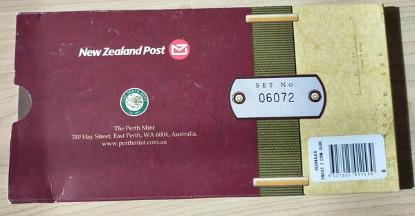 Australia New Zealand 2005 NZ Post Perth Mint ANZAC 90TH Anniversary Two Coin Set