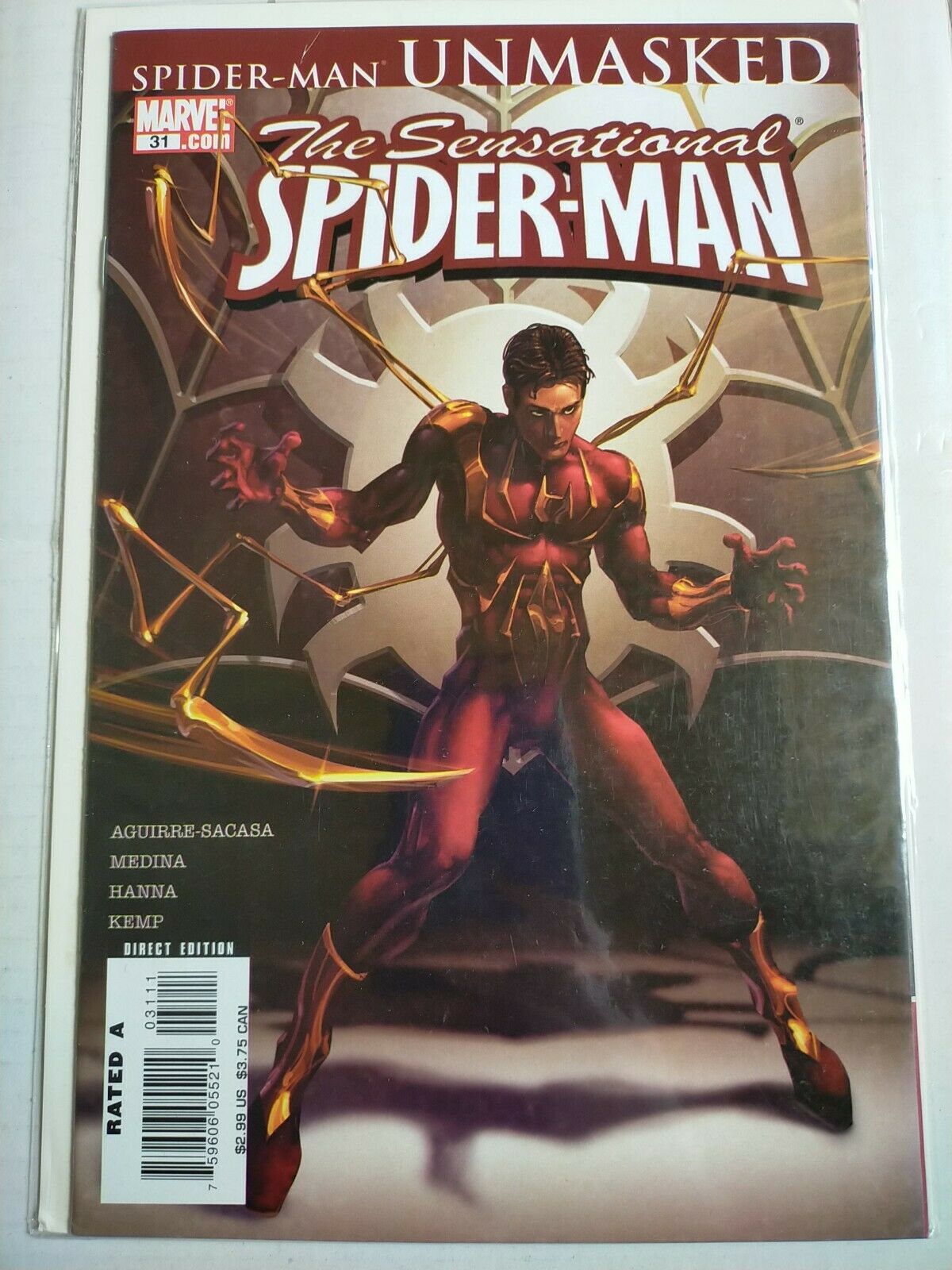 Marvel 2006 #31 Spider-Man Unmasked The Sensational Spider-Man Comic