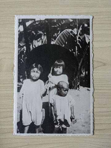 Thailand Postcard Siamese Children Mint