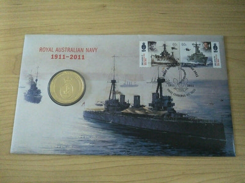 2011 $1 Australian Royal Australian Navy Centenary 1st Day Cover