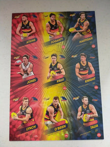 2020 Select Footy Stars Jigsaw Puzzle Adelaide Team Set Of 9 Cards