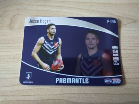 2020 Teamcoach Prize Football Card Jesse Hogan Fremantle P-06b