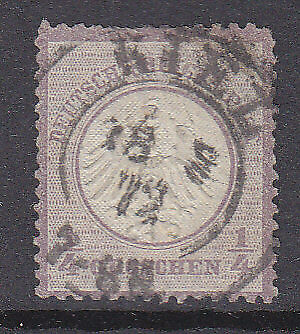 Germany SG 1, 1872 1/4g violet Michel 1 Used