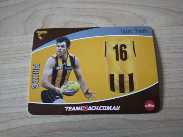 2020 Teamcoach Prize Football Card Isaac Smith Hawthorn P-10a