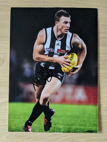 Collingwood Football Club Nathan Buckley Picture Hand Signed