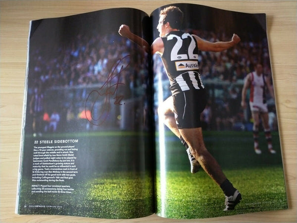 2010 Collingwood Football Club Premiership Souvenir Magazine SIGNED BY 13