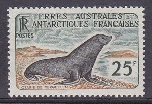 French Antarctic Territory TAAF SG 14 25f Seal MUH