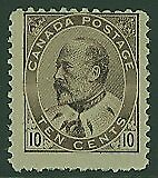 Canada SG 182 10c brown-lilac KEV11 MLH