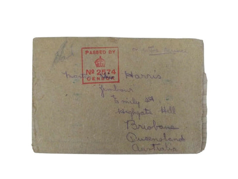 Australia 1915 WWI May 29 Postcard To Queensland From The Trenches In Gallipoli