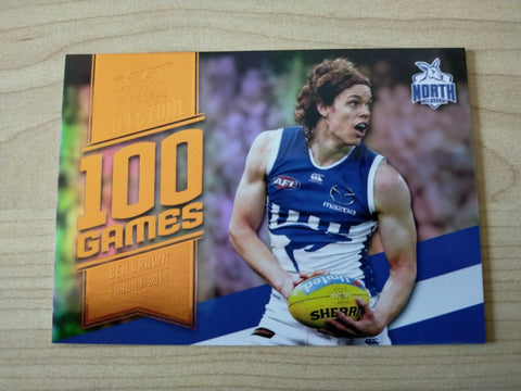2020 Select Prestige Milestones Ben Brown North Melbourne No. 057/200