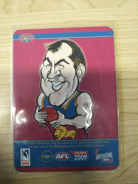 2009 Teamcoach Star Wildcard Daniel Bradshaw Brisbane Lions SW-02