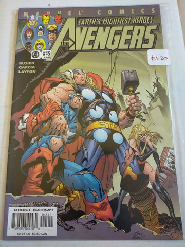 Marvel 2001 No.45 460 The Avengers Comic