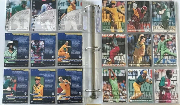 Futera The Decider 1996 Cricket Card Collection Full Set