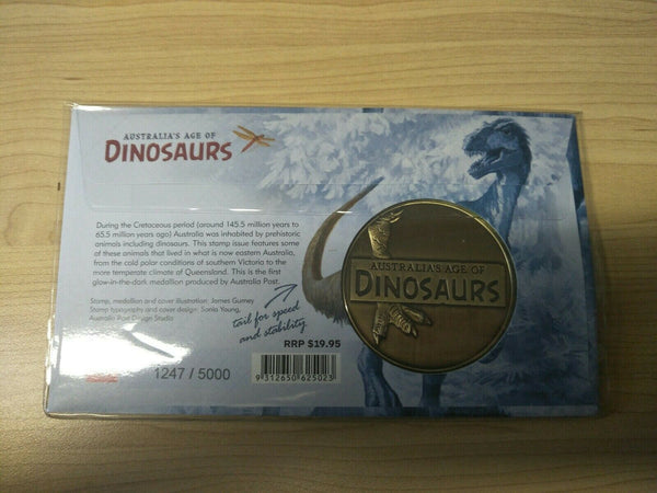 2013 Australian Age of Dinosaurs Timimus Medallion Limited Edition No. 1247/5000