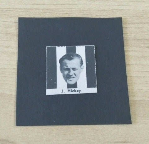 VFL 1956 Argus Newspaper Fireside Footballers Collingwood J Hickey Football Card