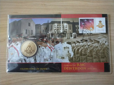 2011 Australian $1 Centenary Of RMC DUNTROON 1911 - 2011 PNC First Day Of Issue