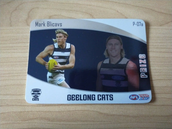 2020 Teamcoach Prize Football Card Mark Blicavs Geelong P-07a