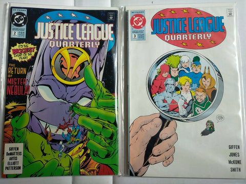 DC 1991 #2 + 1991 #3 Justice League Quarterly Comics