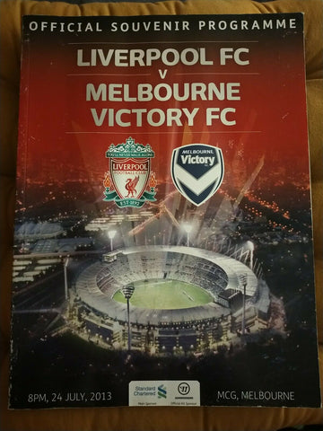 2013 24 July Liverpool FC v Melbourne Victory FC Soccer Football Record