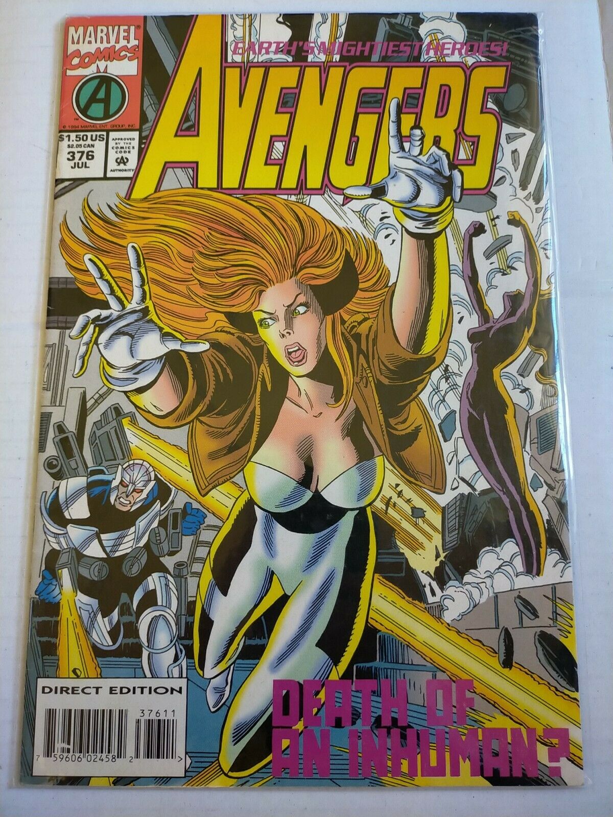 Marvel 1993 June No.376 The Avengers Comic