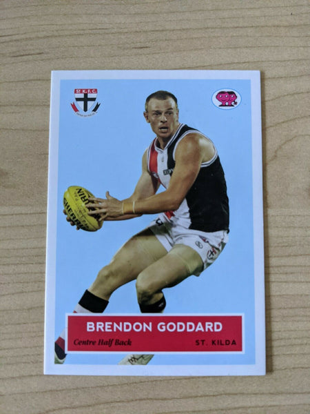 2009 AFL Select Scanlens Brendon Goddard St Kilda