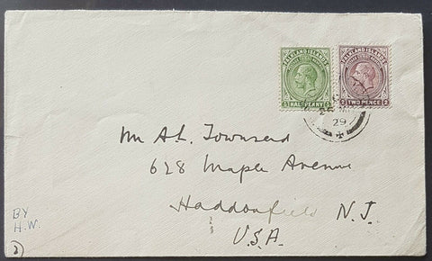 Antarctic 1929 Wilkins South Georgia - USA, Deception Island - Antarctic flight cover