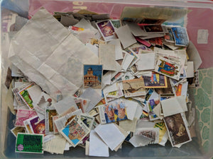 Mixed Bag of World Stamps. Hours of fun to be had! Find a gem.
