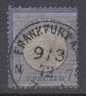 Germany SG 12 1872 7k blue Used