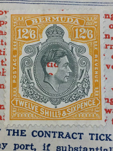 Bermuda 12/6 KGVI SG120b Catalogue £55