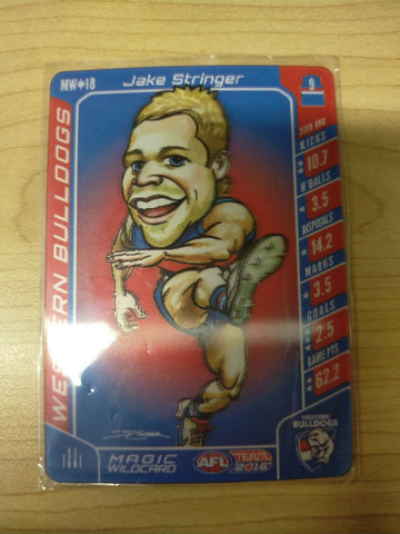 2016 Teamcoach Magic Wildcard Jake Stringer Western Bulldogs MW-18