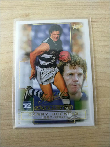 2002 Select Exclusive Gold Tribute Card Garry Hocking Geelong TC3