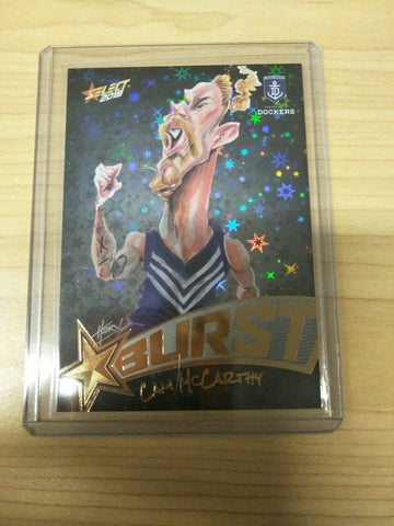 Select 2018 Black Starburst Cam McCarthy Fremantle No. 201/600