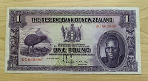 New Zealand 1934 The Reserve Bank One Pound £1 Maori King Tawhiao Banknote