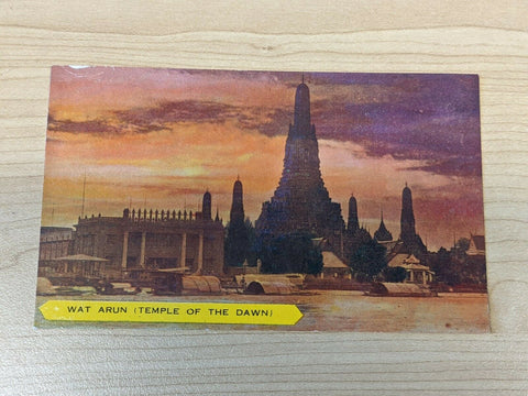 Thailand Postcard Guardian of Wat Arun (Temple of the Dawn)