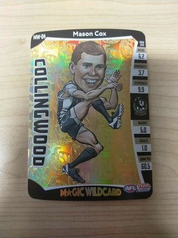2019 Teamcoach Magic Wildcard Mason Cox Collingwood