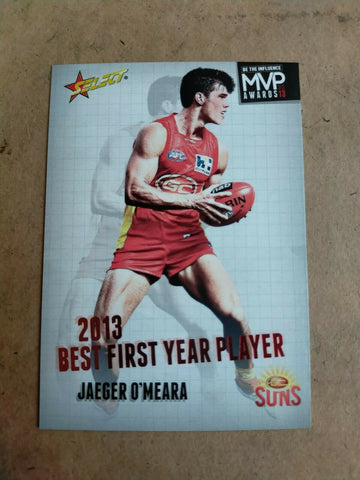 Select 2013 MVP Awards Jaeger O'Meara Best First Year Player GC Suns