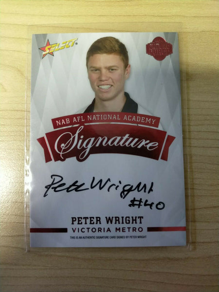2014 Select Future Force NAB National Academy Red Signature Peter Wright GC Suns