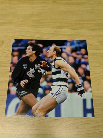 AFL Picture Silvagni And Ablett Hand Signed By Silvagni