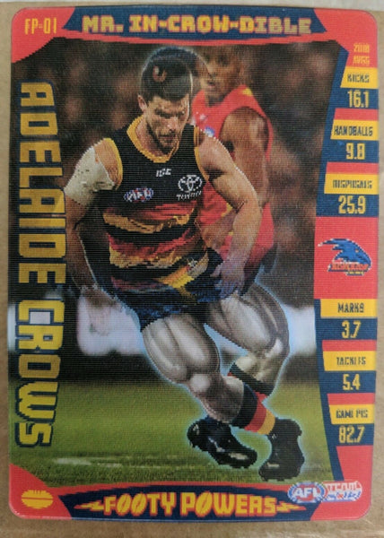 2019 Teamcoach Footy Powers Complete Set of 18