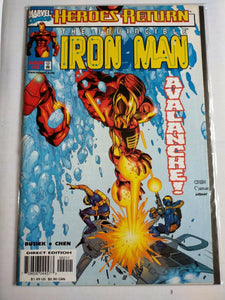 Marvel Comic Book Heroes Return The Invincible Iron Man No.2 March