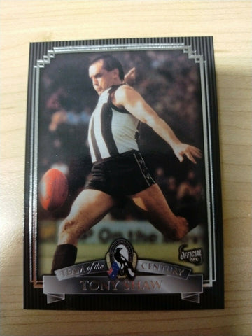 Select ESP Official AFL Collingwood Team Of The Century Tony Shaw (39)
