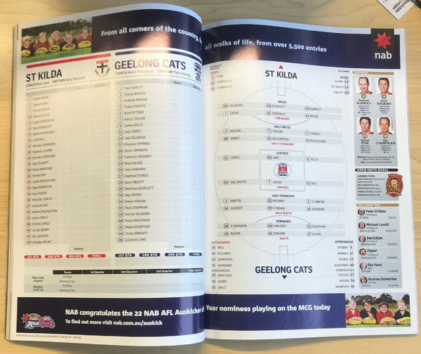 2009 AFL Grand Final Football Record St Kilda v Geelong