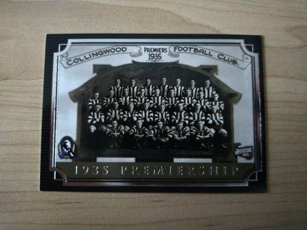 Select ESP Official AFL Collingwood Team Of The Century 1935 Premiership (105)