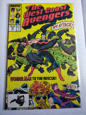 Marvel 1988 June 33 The West Coast Avengers Comic