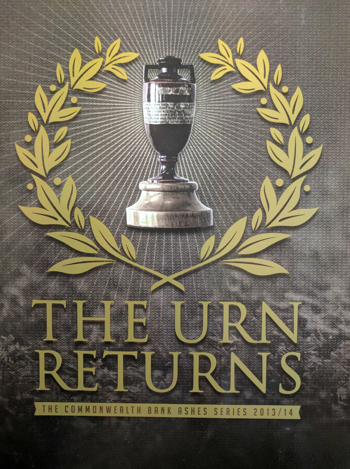 Australia Post 2013/14 The Urn Returns Ashes Stamp Pack