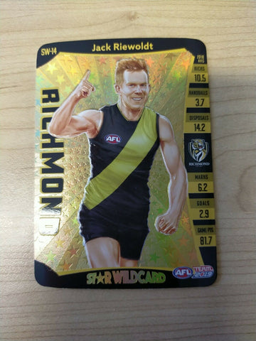 2019 Teamcoach Star Wildcard Jack Riewoldt Richmond SW-14