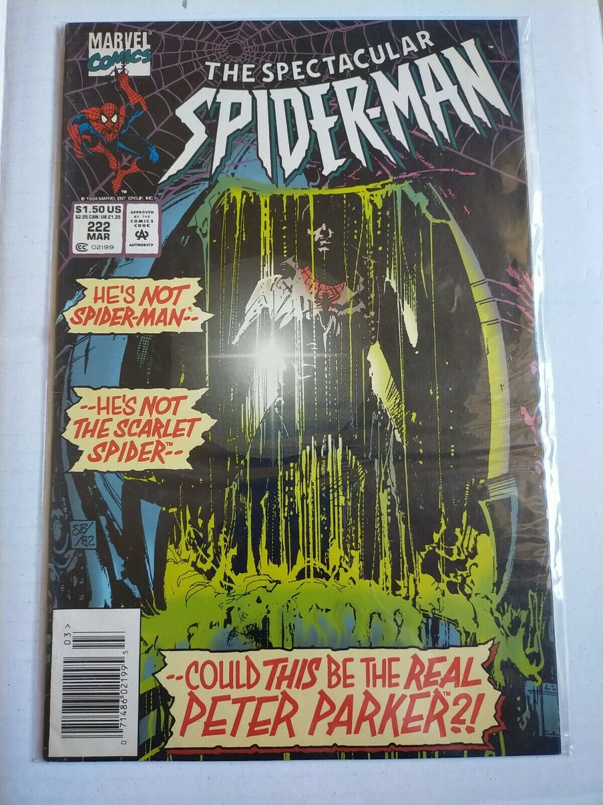 Marvel 1994 March #222 The Spectacular Spider-Man Comic