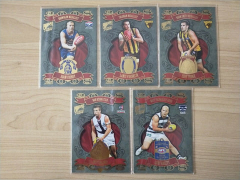 2009 Select Pinnacle Medal Winners Set Complete Set Of 5 Cards