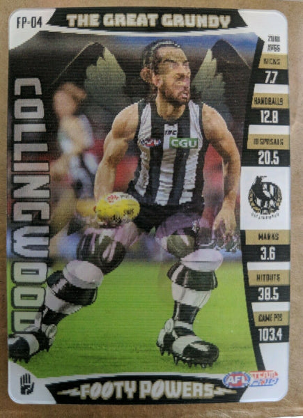 2019 Teamcoach Footy Powers Complete Set of 18
